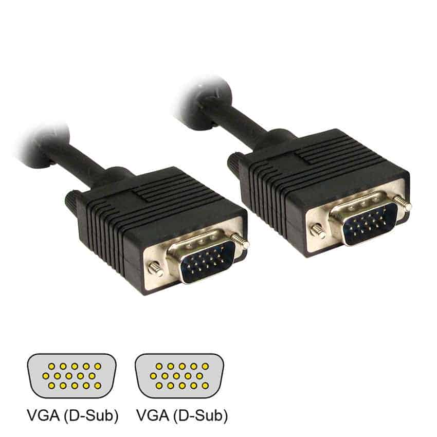 Progressiverobot 2500cm SVGA D-Sub Monitor Cable